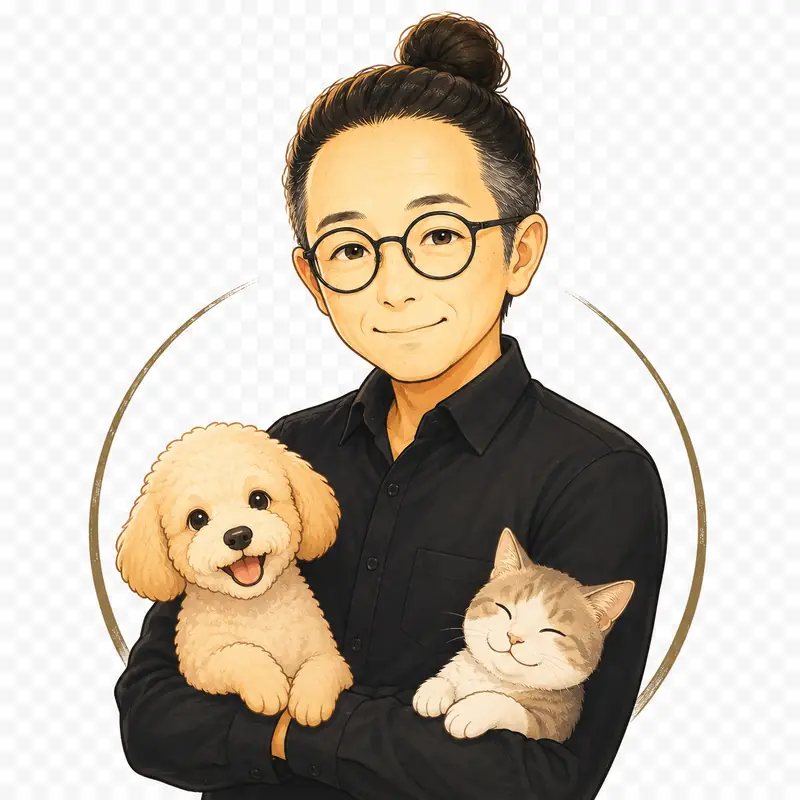 犬と猫を抱くペットセレモニーおおくら代表